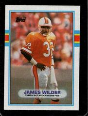 James Wilder #329 Football Cards 1989 Topps Prices