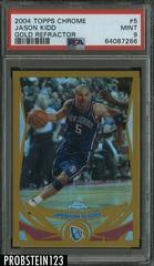 Jason Kidd [Gold Refractor] Basketball Cards 2004 Topps Chrome Prices