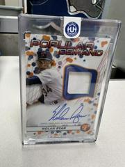 Nolan Ryan [Orange] #DPAR-NR Baseball Cards 2023 Topps Pristine Popular Demand Autograph Relic Prices