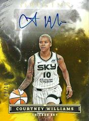 Courtney Williams [Gold] #OA-CWL Basketball Cards 2023 Panini Origins WNBA Autographs Prices