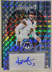 Wil Lutz #S11 Football Cards 2023 Panini Mosaic Scripts Autographs Prices