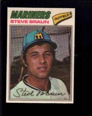 Steve Braun #6 Baseball Cards 1977 Topps Cloth Stickers Prices