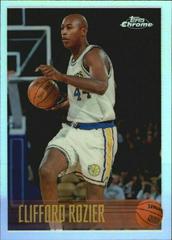 Clifford Rozier [Refractor] #6 Basketball Cards 1996 Topps Chrome Prices
