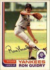 Ron Guidry Baseball Cards 1982 O Pee Chee Prices