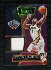 Zion Williamson [Purple Prizm] Basketball Cards 2021 Panini Select Selective Swatches Prices