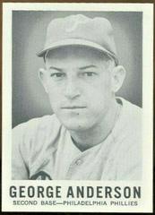 George Anderson #125 Baseball Cards 1960 Leaf Prices