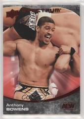 Anthony Bowens [Red] #8 Wrestling Cards 2021 Upper Deck AEW Spectrum Prices