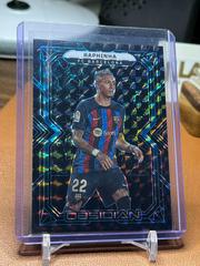 Raphinha [Blue Finite] #134 Soccer Cards 2022 Panini Obsidian Prices