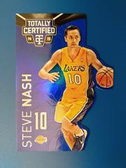 Steve Nash [Mirror Platinum Red Die Cut] Basketball Cards 2014 Panini Totally Certified Prices