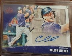 Colton Welker [Red] Baseball Cards 2022 Panini Diamond Kings DK Signatures Prices