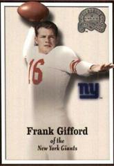 Frank Gifford #80 Football Cards 2000 Fleer Greats of the Game Prices