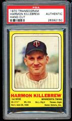 Harmon Killebrew [Hand Cut] Baseball Cards 1969 Transogram Prices