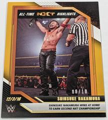 Shinsuke Nakamura [Gold] #25 Wrestling Cards 2022 Panini NXT WWE All Time Highlights Prices