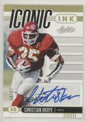 Christian Okoye Football Cards 2019 Panini Absolute Iconic Ink Prices