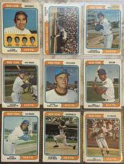 New York Mets Baseball Cards 1974 Topps Team Checklist Prices