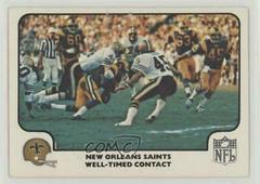 New Orleans Saints [Well Timed Contact] Football Cards 1977 Fleer Team Action Prices