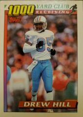Drew Hill #15 Football Cards 1991 Topps 1000 Yard Club Prices