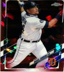 Miguel Cabrera [Red Refractor] #CUSA-MC Baseball Cards 2021 Topps Chrome Update Autographs Prices