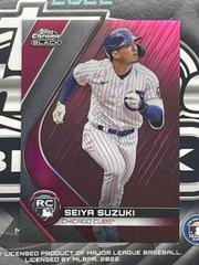 Seiya Suzuki [Red] #14 Baseball Cards 2022 Topps Chrome Black Prices