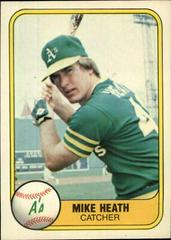 Mike Heath #583 Baseball Cards 1981 Fleer Prices