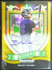 Brady House [Autograph Gold Prizm] #C-BH Baseball Cards 2021 Panini Prizm Draft Picks Crusade Prices