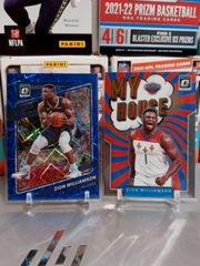 Zion Williamson [Blue] Basketball Cards 2021 Panini Donruss Optic My House Prices