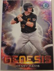 Genesis: Henry Davis #GNS-1 Baseball Cards 2021 Bowman Draft Prices
