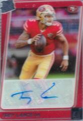 Trey Lance [Autograph Holo Silver] #54 Football Cards 2021 Panini Clearly Donruss Prices