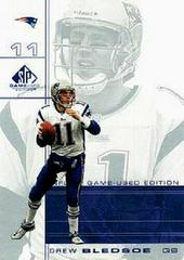 Drew Bledsoe #52 Football Cards 2001 SP Game Used Prices