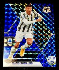 Cristiano Ronaldo [Blue Mosaic] #59 Soccer Cards 2020 Panini Mosaic Serie A Prices