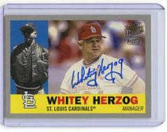 Whitey Herzog [Silver] #60FF-WH Prices, 2022 Topps Archives 1960 Fan  Favorites Autographs