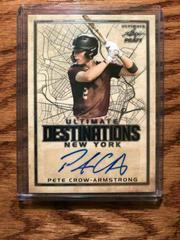 Pete Crow Armstrong Baseball Cards 2020 Leaf Ultimate Destinations Prices