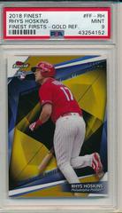 Rhys Hoskins [Gold Refractor] #FF-RH Baseball Cards 2018 Topps Finest Firsts Prices