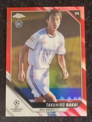 Takuhiro Nakai [Red Refractor] Soccer Cards 2021 Topps Chrome UEFA Champions League Prices