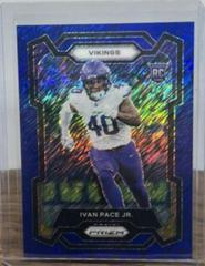 Ivan Pace Jr. [Blue Shimmer] #366 Football Cards 2023 Panini Prizm Prices