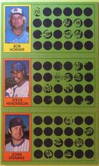 Bob Horner, John Stearns, Steve Henderson Baseball Cards 1981 Topps Scratch Offs Prices