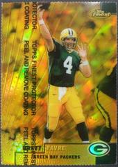 Brett Favre [Gold Refractor w/ Coating] Football Cards 1999 Topps Finest Prices