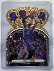 LeBron James [Crystal] Basketball Cards 2022 Panini Crown Royale Prices