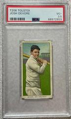 Josh Devore Baseball Cards 1909 T206 Tolstoi Prices