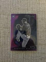 Spencer Strider [Purple Mojo] Baseball Cards 2022 Panini Chronicles Titan Prices