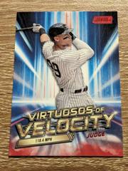 Aaron Judge [Red] Baseball Cards 2023 Stadium Club Virtuosos of Velocity Prices