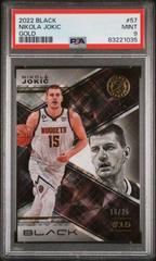 Nikola Jokic [Gold] #57 Basketball Cards 2022 Panini Black Prices