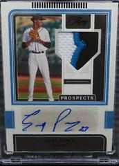 Eury Perez [Black] Baseball Cards 2022 Panini Three and Two Prospect Jersey Autographs Prices