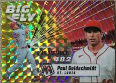 Paul Goldschmidt [Reactive Yellow] #BF12 Baseball Cards 2021 Panini Mosaic Big Fly Prices