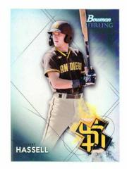 Robert Hassell #BSP-12 Baseball Cards 2021 Bowman Sterling Prices