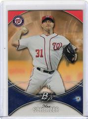Max Scherzer [Orange] #66 Baseball Cards 2016 Bowman Platinum Prices