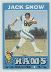 Jack Snow Football Cards 1971 Topps Prices