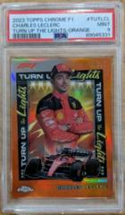 Charles Leclerc [Orange Refractor] #TUTL-CL Racing Cards 2023 Topps Chrome Formula 1 Turn Up the Lights Prices