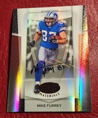 Mike Furrey [Mirror Emerald Autograph] Football Cards 2007 Leaf Certified Materials Prices
