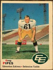 Greg Pipes #52 Football Cards 1970 O Pee Chee CFL Prices